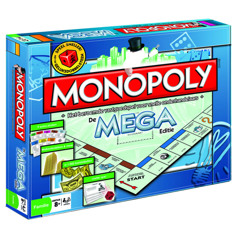 auteur abces Landelijk Monopoly - Mega Editie | www.watafun.eu